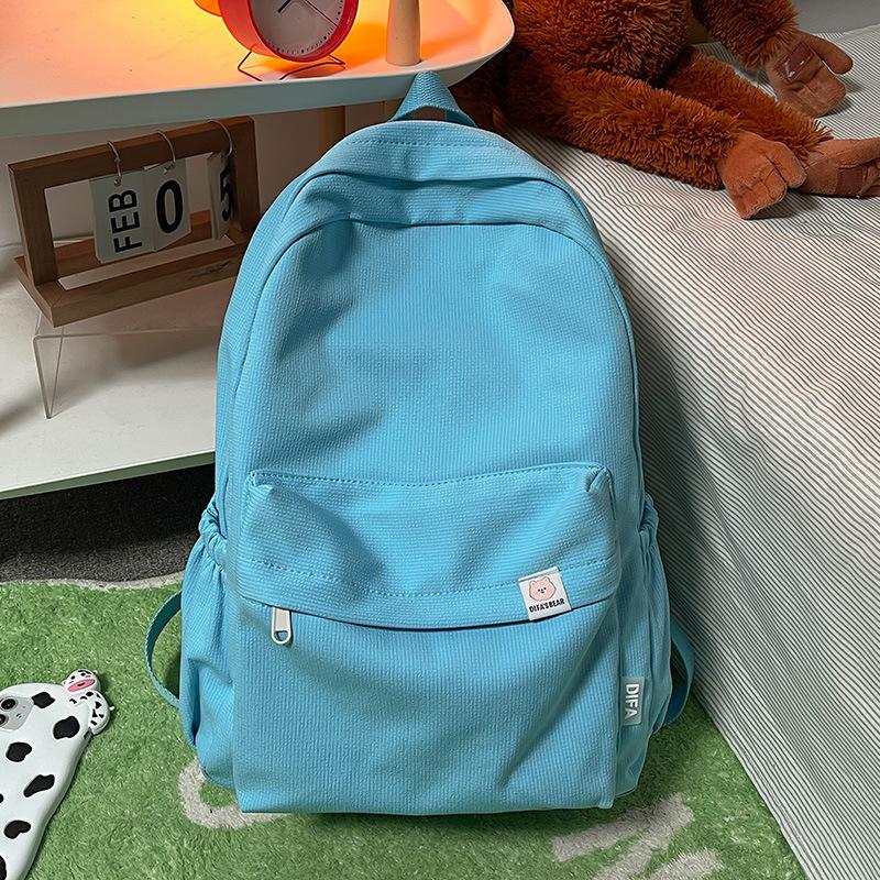New Schoolbag for Elementary School Students  Girls  Junior High School Students  High Value Letters School Backpack