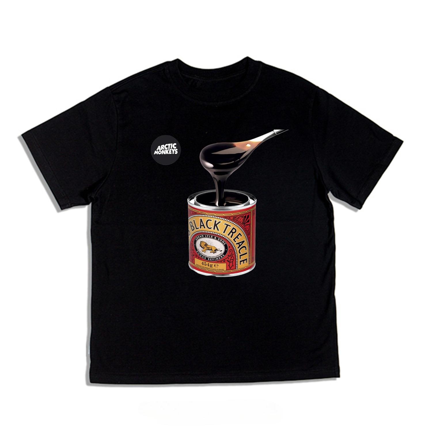 Arctic Monkeys Tshirt  Embroidered Pure Cotton LooseFitting Short Sleeve Heavyweight M