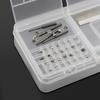 Double Layer Component Containers PP Storage Box Holder Tool Organizers Box  Component Storage