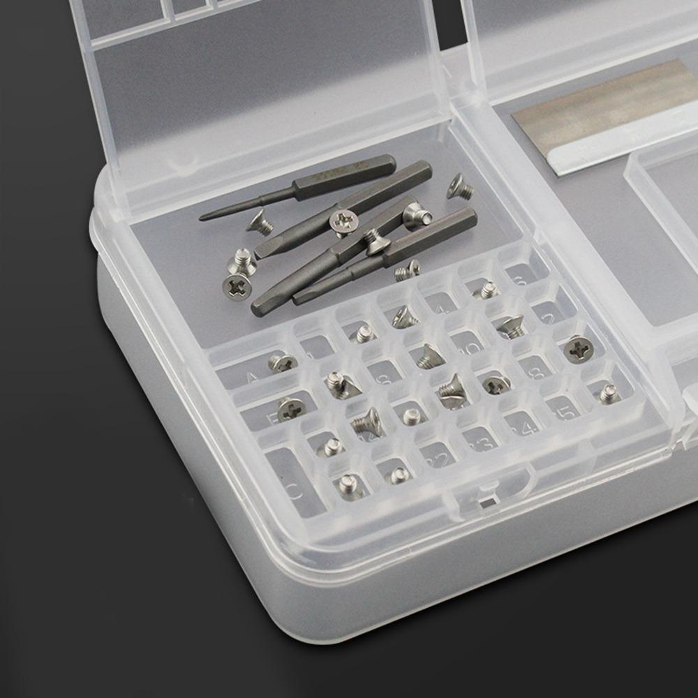 Double Layer Component Containers PP Storage Box Holder Tool Organizers Box Component Storage