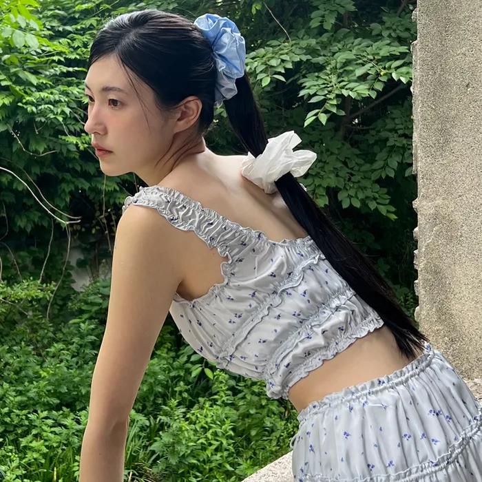 simple summer scrunchie (3colors)