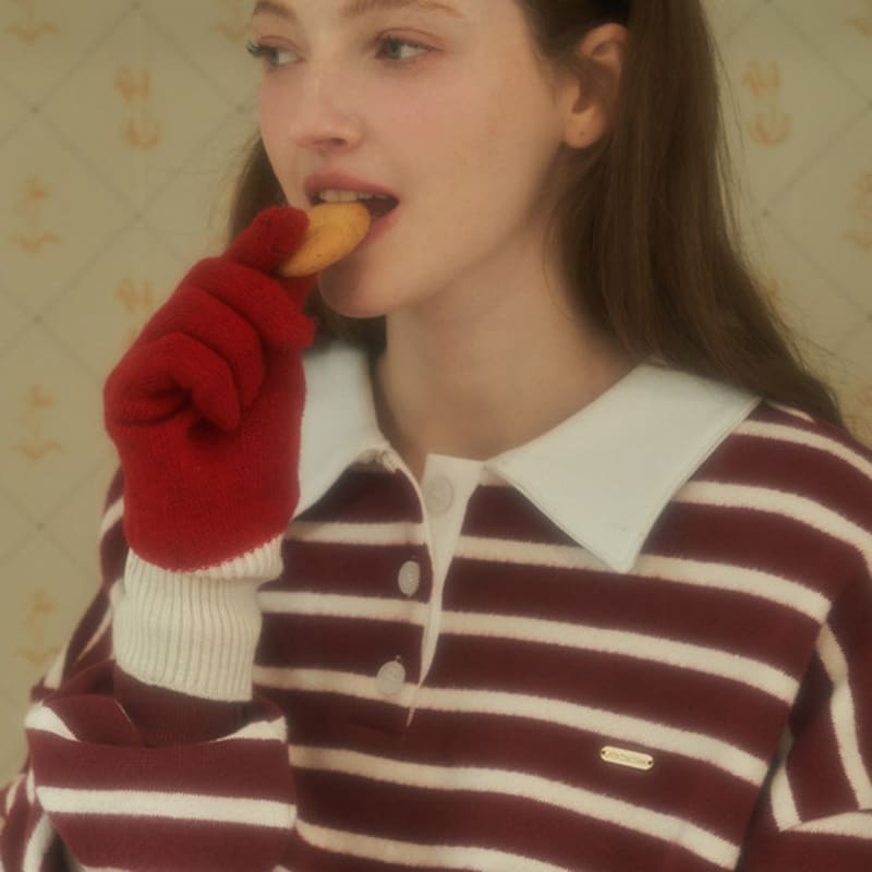 

ПИСЬМО С ЛУНЫ Перчатки из шерстяного трикотажа Бенни Холгармент (4 цвета) Yellow