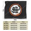 DBZ Kanji Print Flannel Blanket Soft Cozy Warm Fleece Throw Blanket Lightweight Fuzzy Plush Blankets for Bed Sofa Picnic Travel