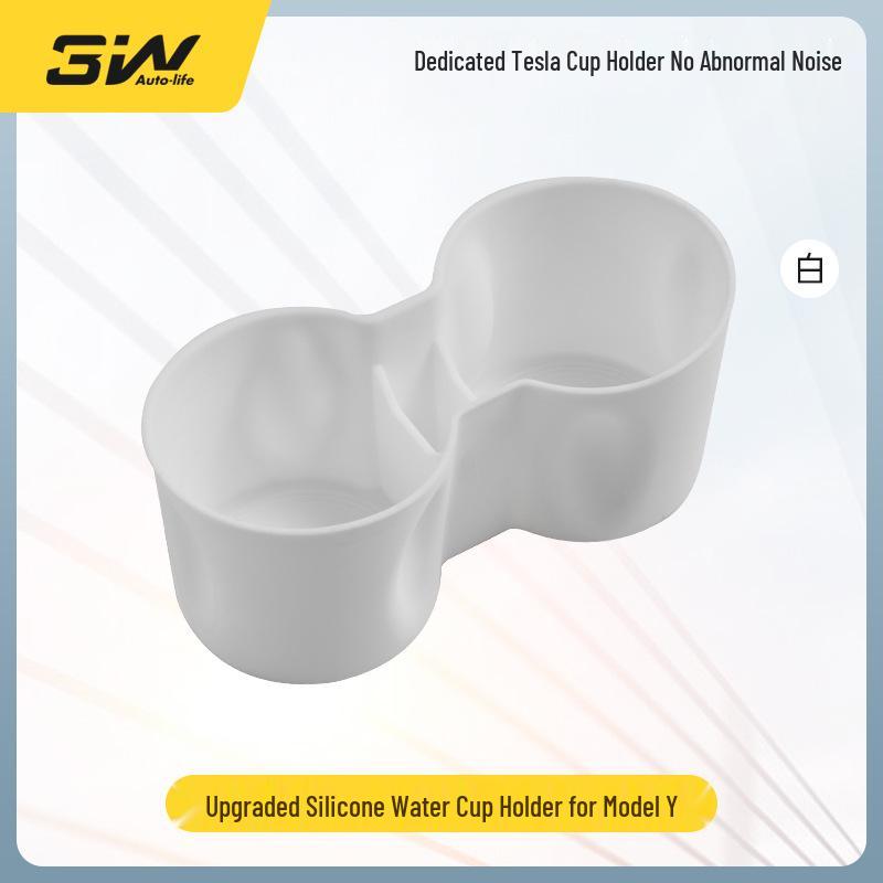 Tesla Model Y/3/S/X Center Console Silicone Cup Holder Coaster