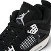 Air Jordan 4 Retro White Thunder Sneakers Unisex Nere FQ8138-001