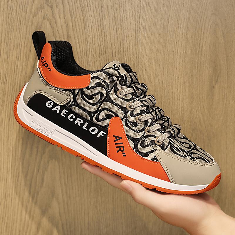 

Новая модная спортивная обувь для бега, противоскользящая износостойкая мужская обувь, уличные кроссовки на толстой подошве, легкие амортизирующие кроссовки 44