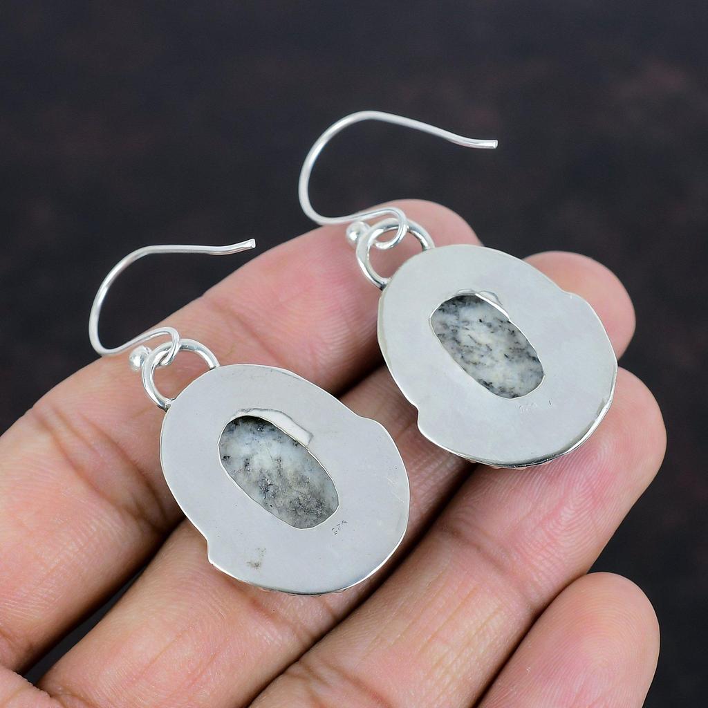 K2 Jasper Earrings Handmade Gemstone Earring 925 Sterling Silver Earring Amazing Jewelry Healing Stone Earring Gifts For Wife Silver Jewelry