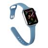 Slim Waist Silicone Watch Strap for Apple Watch Series 1-12, Ultra 1-3, SE3