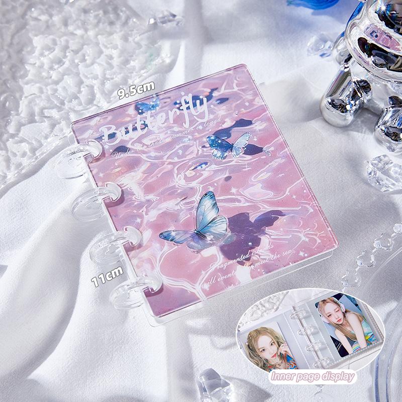 High-Capacity 3 Inch Kpop Idol Photo Album 20 Pockets Bowknot Photocard Binder Mini Gift Small Card Book