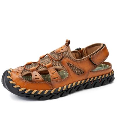 Summer Men's Casual Closed Toe Sandals  Large Size Breathable Casual Sneakers Sandals for Men Mens Sandals