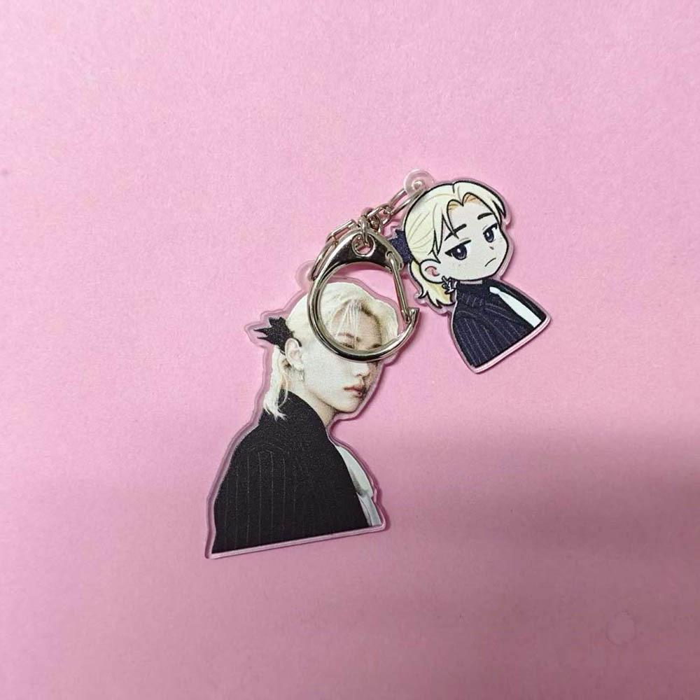 1 unidade de Chaveiro SKZ para Fãs de K-POP - Design de Grupo Musical com Iniciais SKZ Acessório Colecionável, Pingente de Bolsa 2D Plano com Tema K-POP