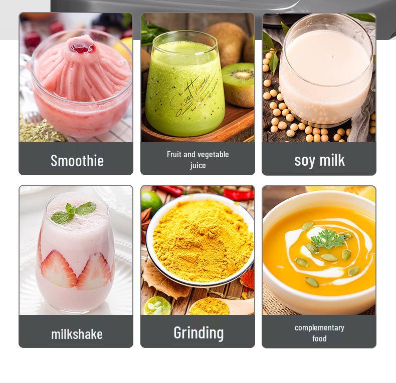 Mo Jue Smoothie Machine: Silent, Covered Blender & Ice Crusher for Milk Tea Shops