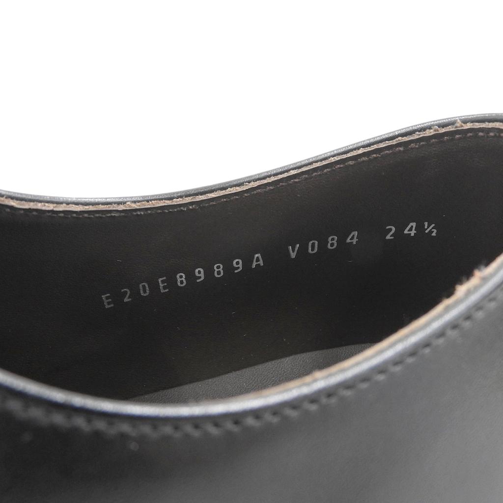 Makellose REGAL Lederschuhe U-Spitze schwarzes Leder Herren 24.5 Gebraucht