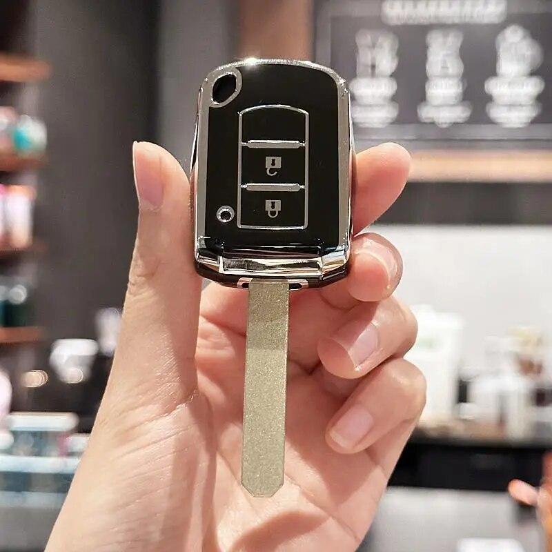 

Чехол-брелок для Mitsubishi ASX ASH Outlander Lancer EX Galant Pajero L200, чехол для автомобильного ключа