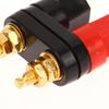 1/5Pcs Banana Plugs Couple Terminals Red Black Connector Amplifier Terminal Binding Post Banana Speaker Plug Jack
