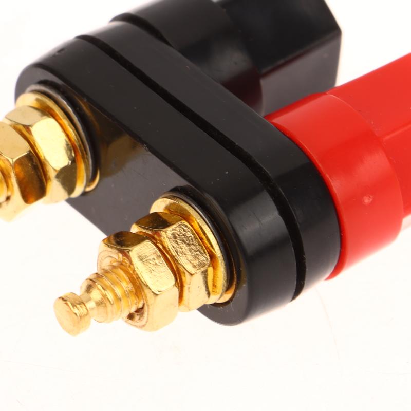 1/5Pcs Banana Plugs Couple Terminals Red Black Connector Amplifier Terminal Binding Post Banana Speaker Plug Jack