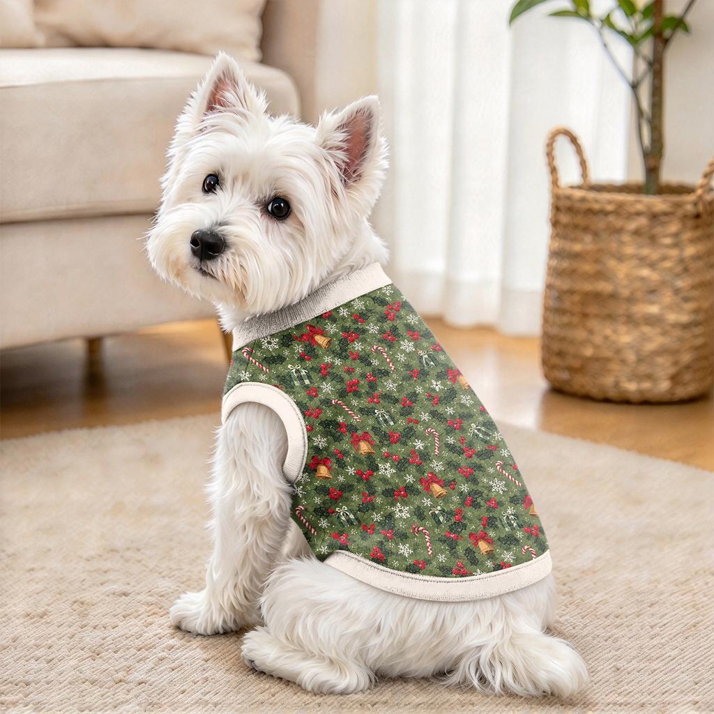 Pet Christmas Print Clothing, Festive Holiday Pet Apparel for Seasonal Celebrations and Daily Use