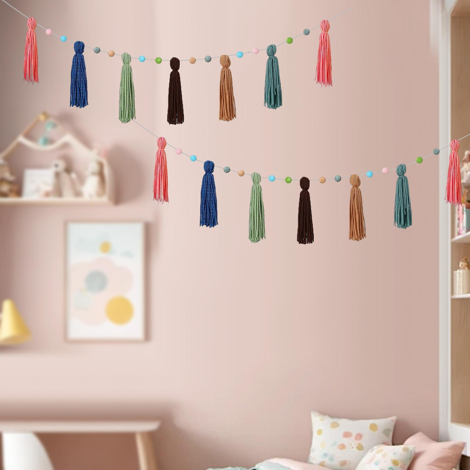 

Богемная гирлянда с кисточками, декоративный баннер, 80 см, настенное украшение для свадебной вечеринки, Style C