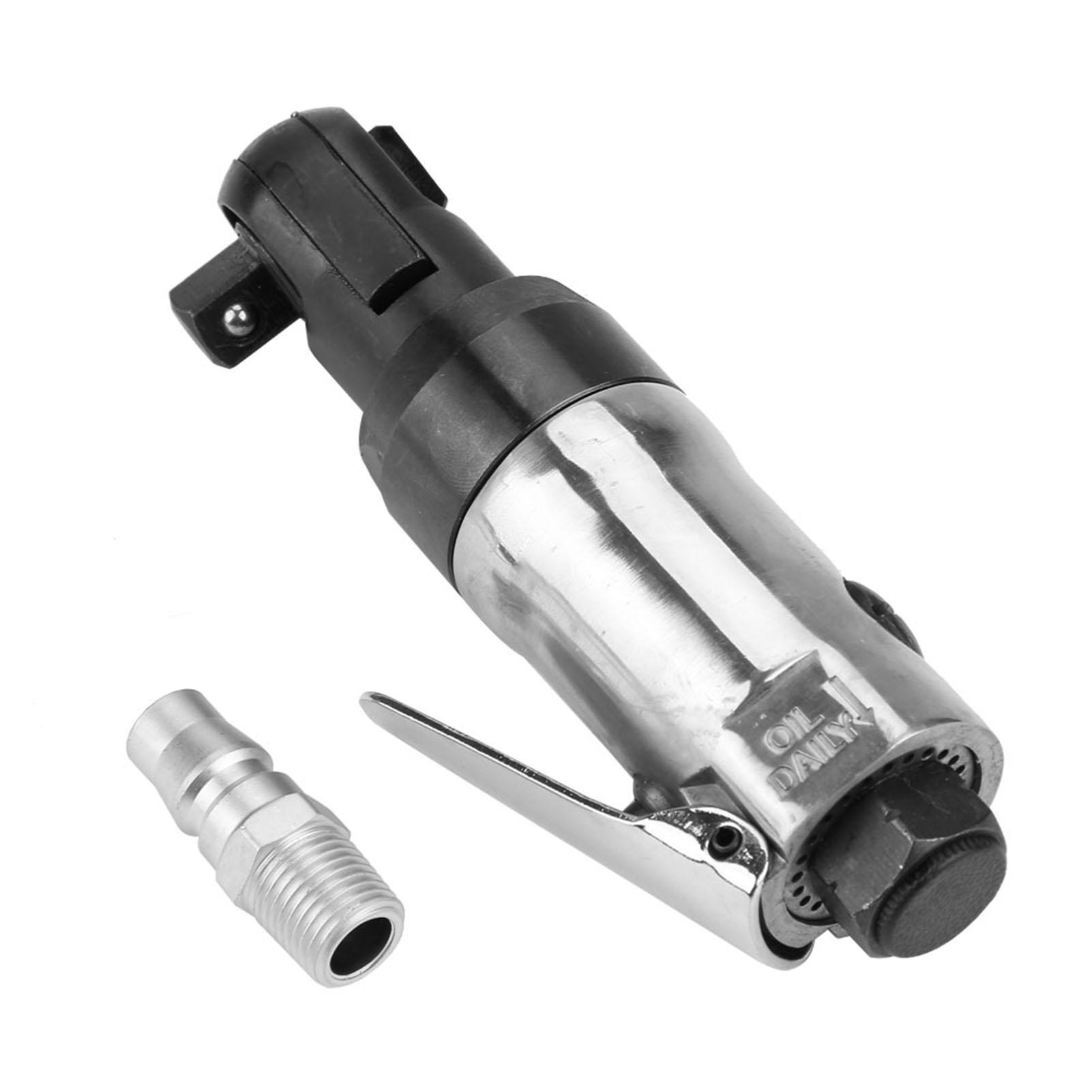 1/4    Drive Straight Shank Pneumatic   Ratchet Wrench Professional Tool ( Default Send Japanese   Inlet Connector)