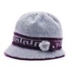 Winter Mother's Hat for The Elderly Thickened Warm Basin Hat  Middle Aged and Elderly Grandmother's Knitted Cotton Hat  Old Lady's Woolen Hat