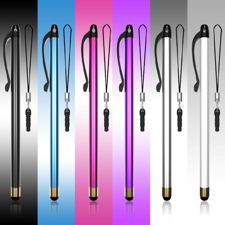 Stylets Stylo en Aluminium Poignée Ergonomique et Crochet Design Portable Large Compatibilité pour Étudiants
