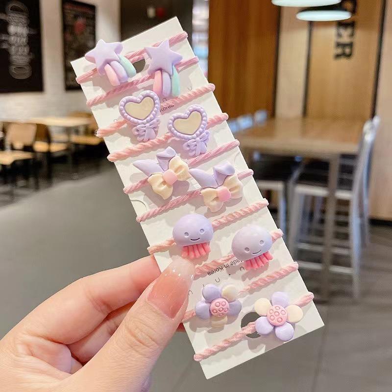 Elastiska, Skonsamma Hårband för Barn - Små Hårband för Flickor och Bebisar