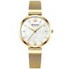 Curren 9067 Wasserdichte Quarz-Modeuhr für Damen mit Netzarmband