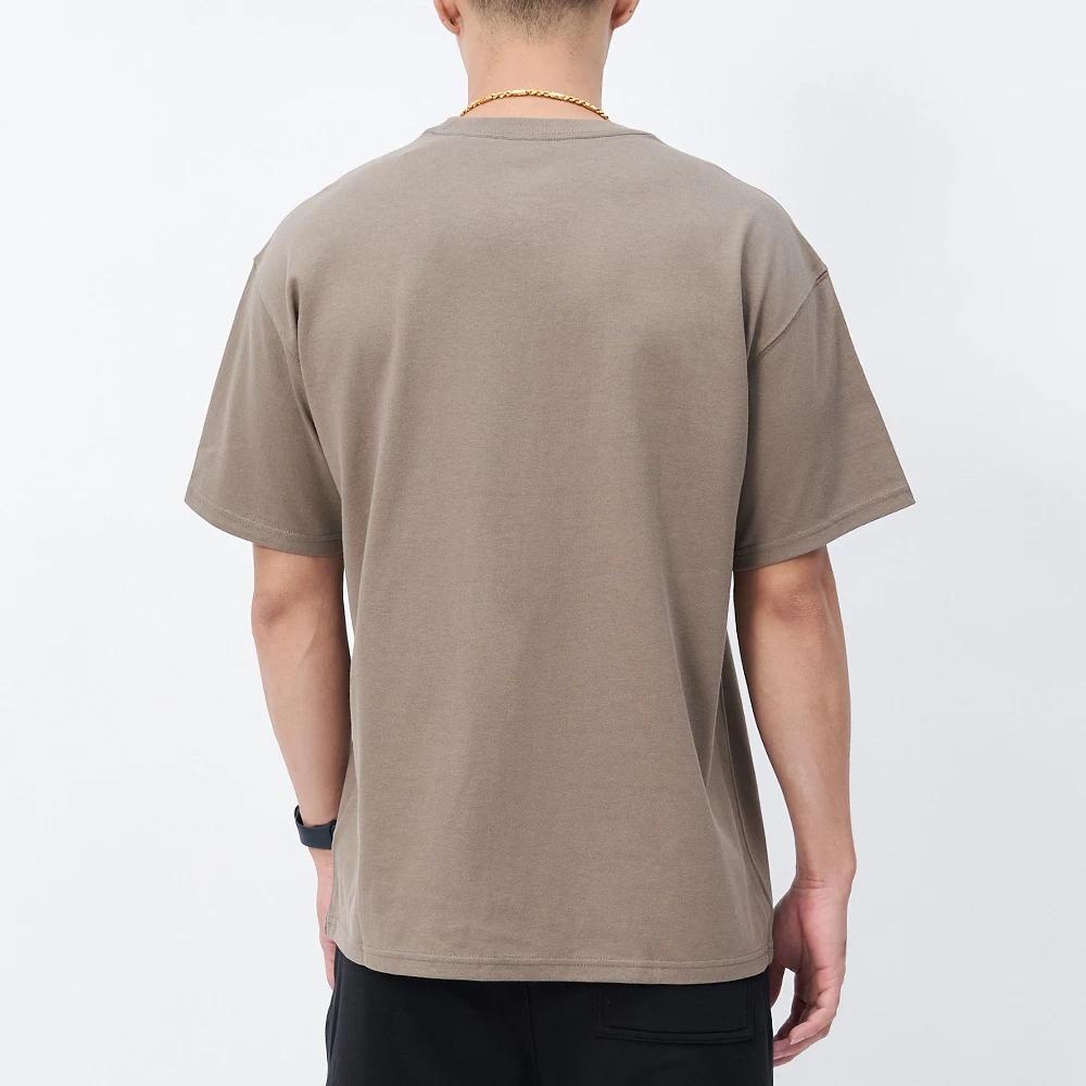 Nike Einfarbiges NBA Golden State Warriors bedrucktes lässiges lockeres bequemes Rundhals-Kurzarm-T-Shirt für Herren FJ0570-040