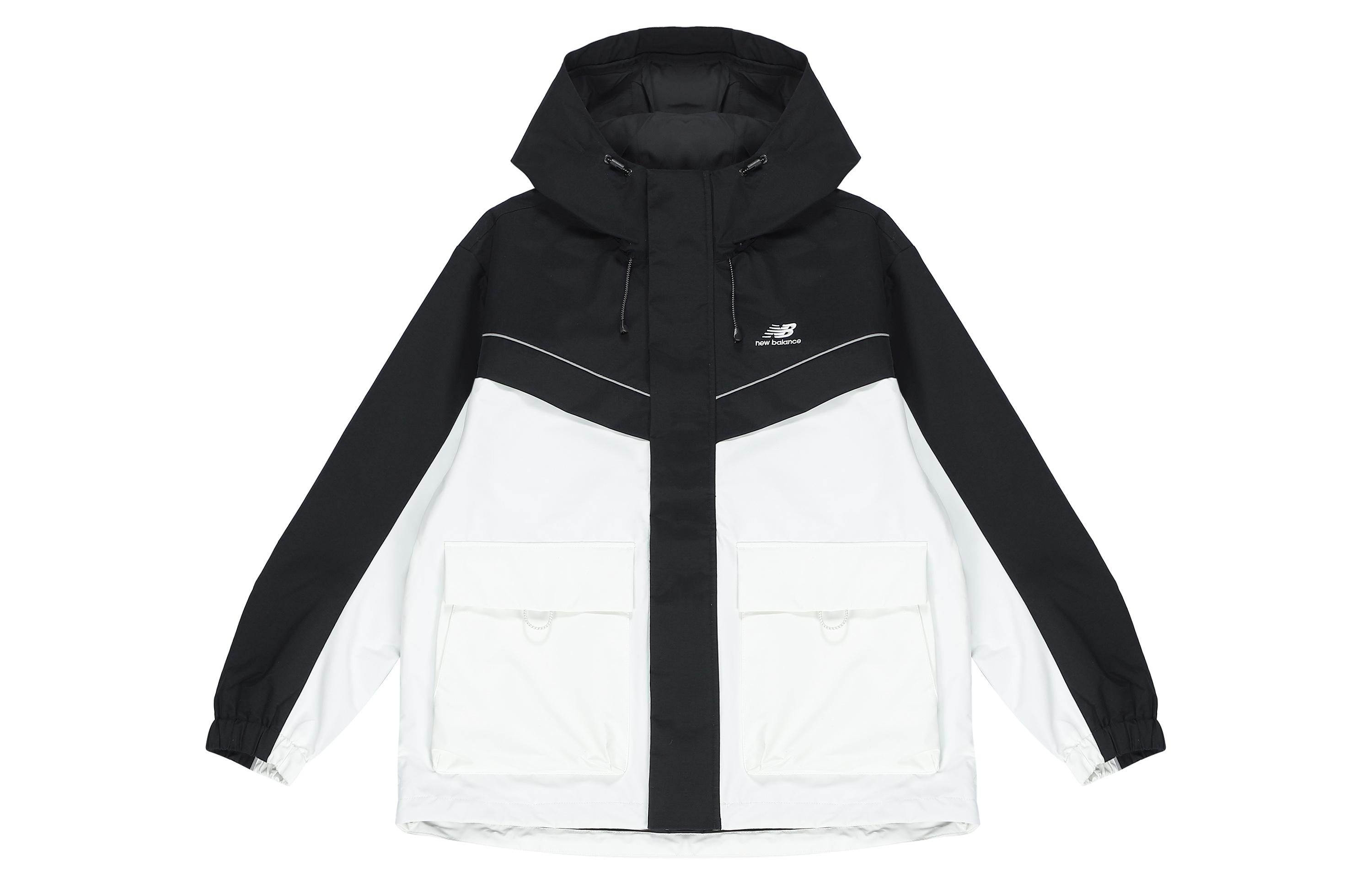 New Balance Jackets Unisex Black Hooded Moderate Other 5AC39333-BK XL