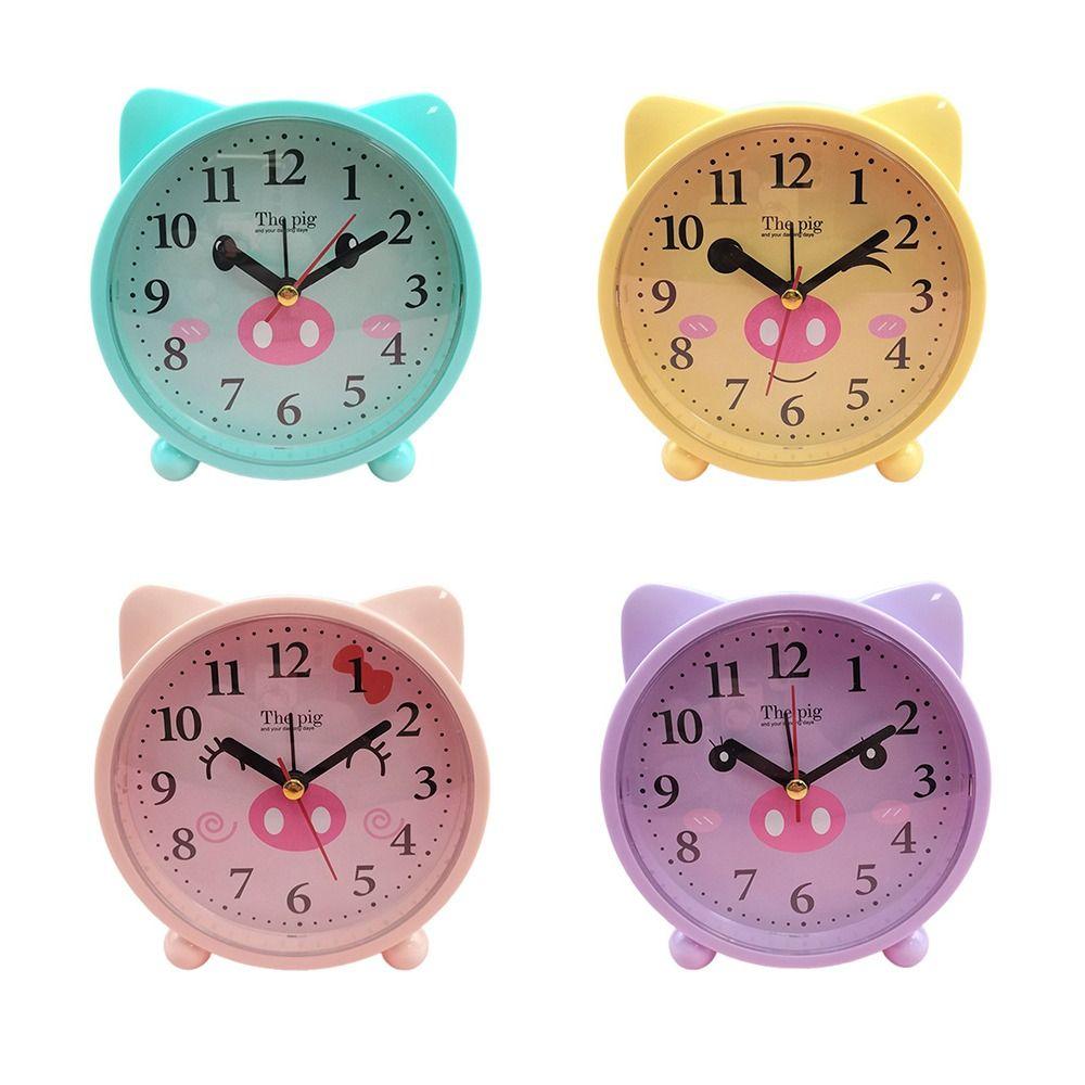 Retro Style Bedside Clock Multi-color Home Decorations Clock Clock Decoration Ornaments  Bedroom