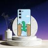 JOGUMAN Studio Dinosaur Cut Phone Case For Samsung Galaxy A73,A72,A71,A70,A53,A52,A51,Others Soft Black Cover
