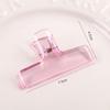 1Pcs Transparent Clip Acrylic Hand Account Large Clip Long Tail Folder for Student Office Test Paper Folder Holder