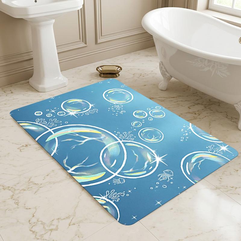 Bubbles Underwater Living Room Nonslip Area Rug Soft Carpet For Bedroom Game Playroom Sofa Office Home Decor Doormat Christmas Gift C929124
