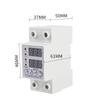 "Self-Resetting 2P Adjustable Digital Undervoltage Protector - 220V Intelligent Circuit Breaker for Home Appliances"