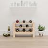 Wine Rack 61.5 X 30 X 42 Cm Solid Pine Wood