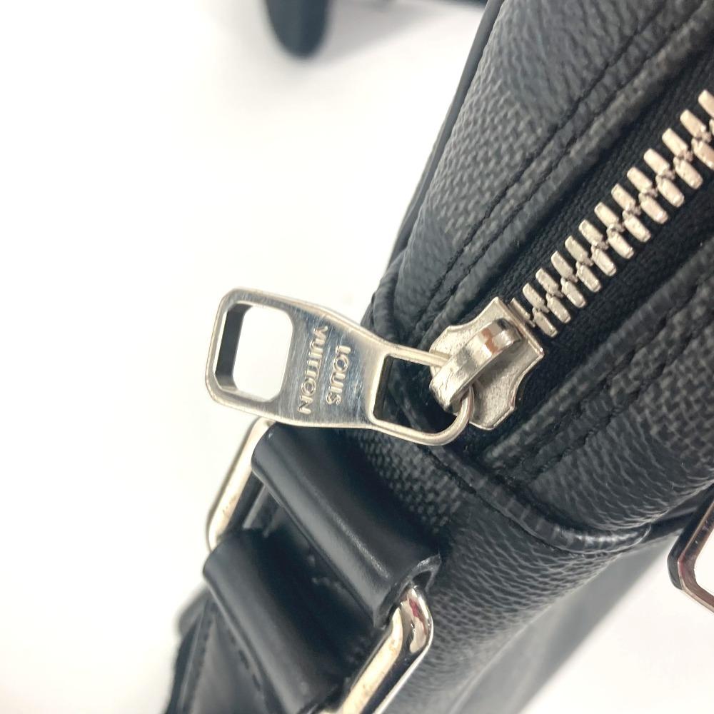 Louis Vuitton N41408 Damier Graphite Dayton PM Messenger Shoulder Bag Black
