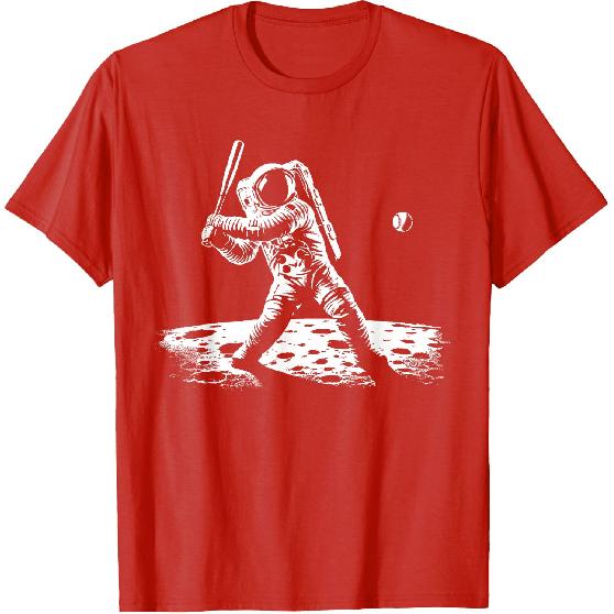 Baseball Neuheit Astronaut Männer Frauen Kinder Lustiges Baseball T-Shirt