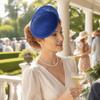 Headpiece Linen Yarn Fascinator Hat Base Wide Brim Masquerade Top Hat Fashion Mesh Hat Lady