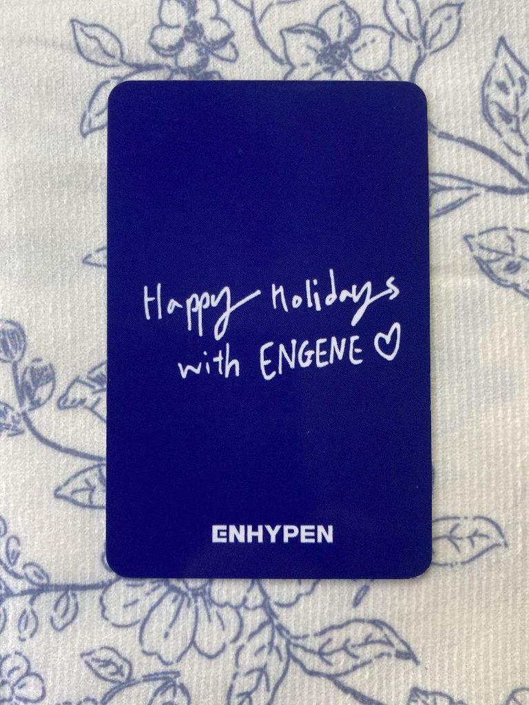 [USED] Sunwoo ENHYPEN Gayo Daejun SBS Enap Sanok Trading Card