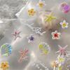 Ocean Theme 5D Nail Sticker Summer Beach Seashells Starfish Conch Scallop Shell Coral Self Adhesive Decoration Manicure Decal