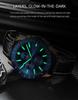 Stylish Men's Chronograph Watch, Stylish and Stylish, Waterproof, Popular Brand, Quartz Analog Watch, Black, ChenXi-G960