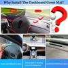 Dashboard Cover Dash Cover Mat Pad Carpet Custom Fit for Nissan Altima 2013 2014 2015 2016 2017 2018 Accessories Anti-Skid Center Console Protector
