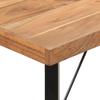 Vidaxl Stolik Barowy, 180X70X107 Cm, Lite Drewno Akacjowe I Żelazo