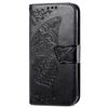 For HMD Pulse Pro Case PU Leather Wallet Phone Cover Butterfly Pattern