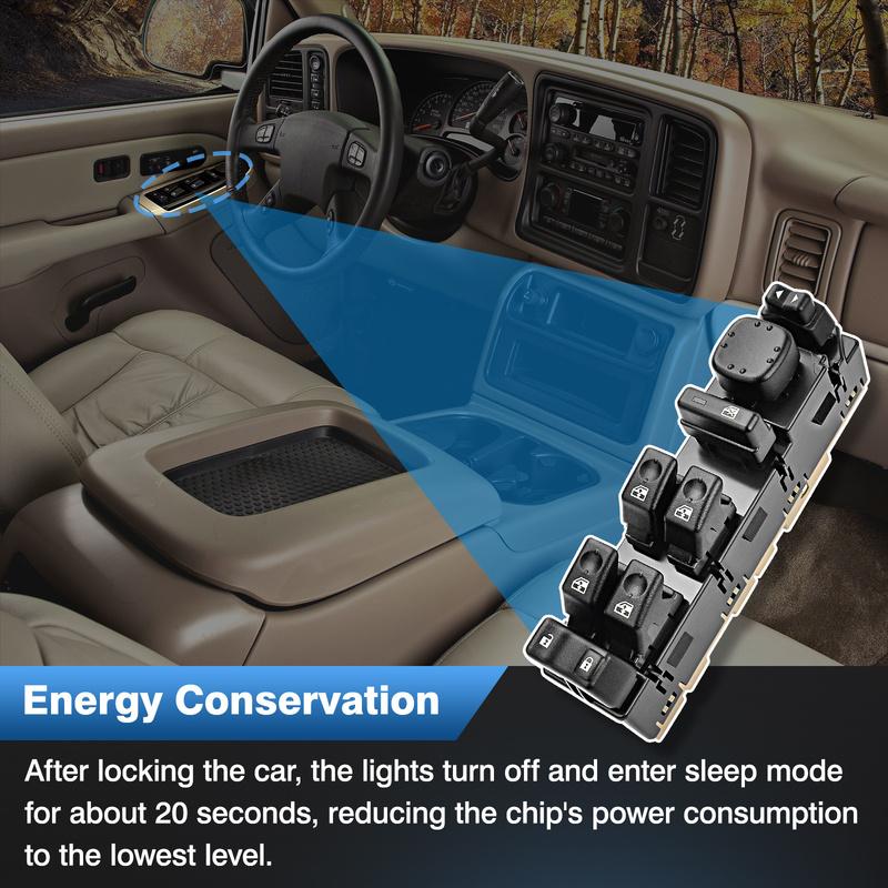 Power Window Switch 10398568 15883323 for Chevy Avalanche Silverado Suburban Tahoe Chevy Tahoe Sierra Yukon