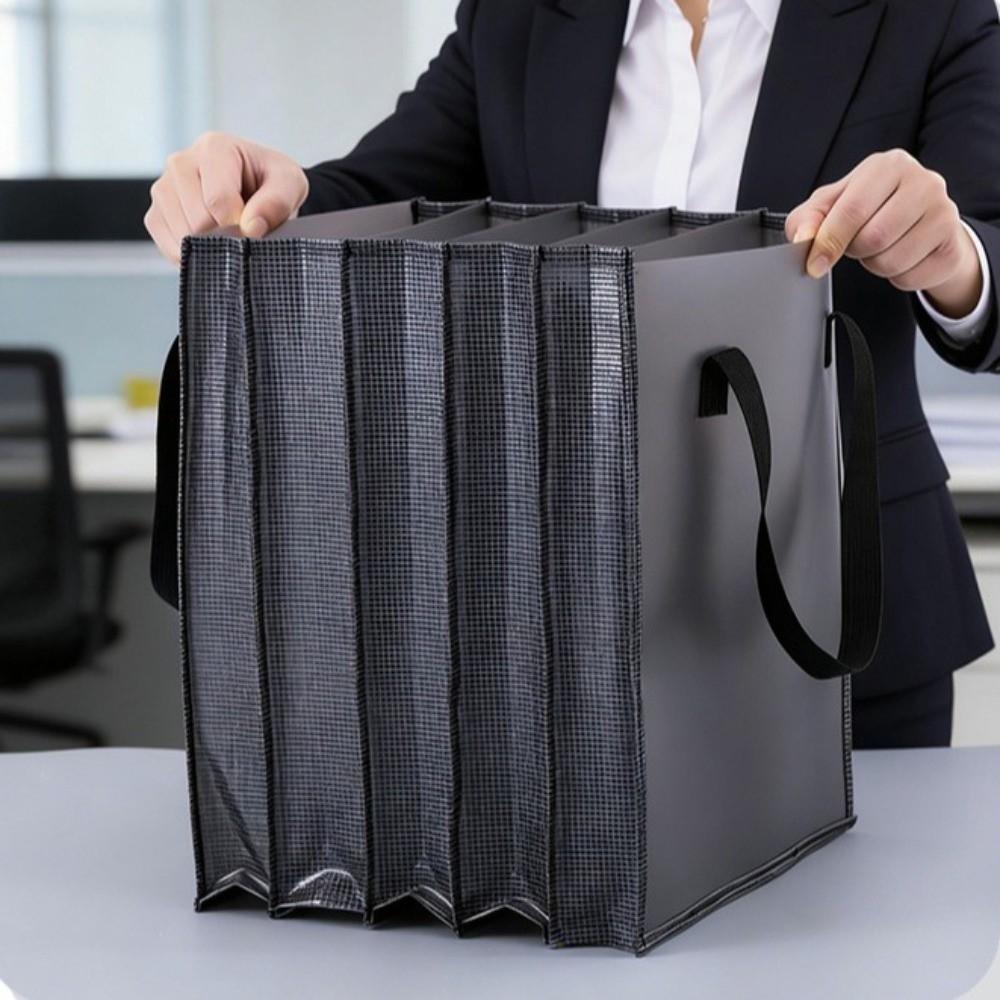 Widened Portable Documents Organizer 5-layer Waterproof Accordion Bag  Music Score