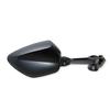 Tanax Bike Mirror Napoleon Shark Mirror 1B [Blue Mirror] Right Side 10mm Bolt (Positive/Reverse Thread) AOS-104-10BR Blue/Black 460g