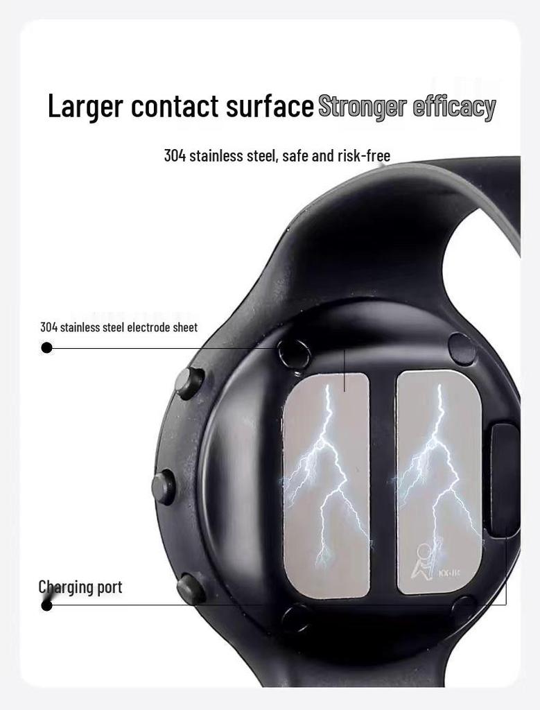Vibrating Smart Wake-Up Bracelet: Silent Alarm with Pulse Shock for Students