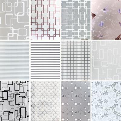 Window Privacy Film Glass WindowFilm Removable Vinyl Door Window CoveringsUV Blocking Sticker for Home Deco