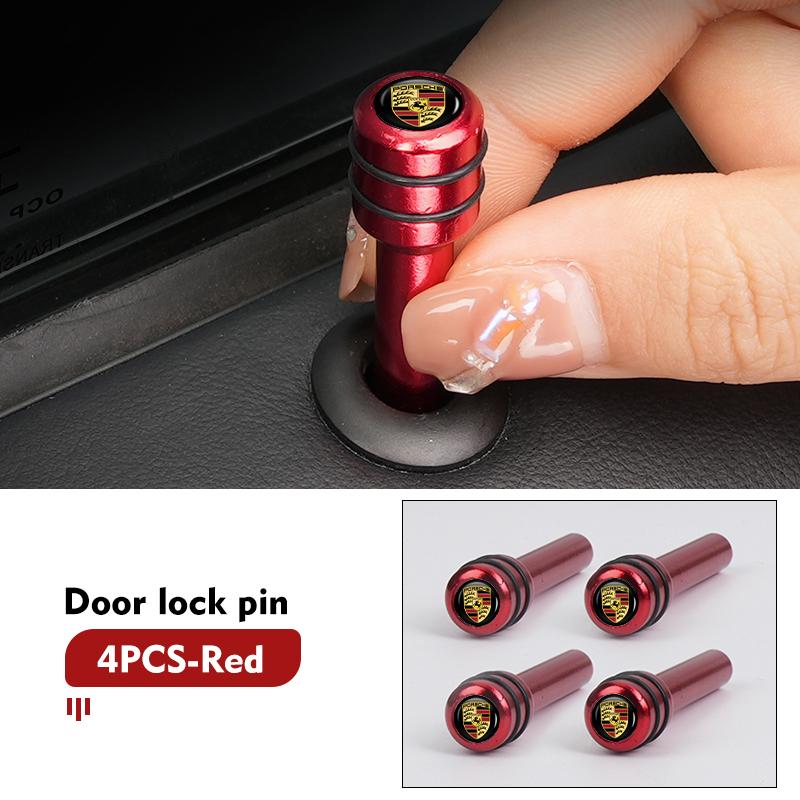 Per Porsche Blocco Porta Auto Manopola Tirante Sicurezza Accessori Assicurazione Panamera 911 Carrera-GT 918-Spyder 997 991 968 Cayman